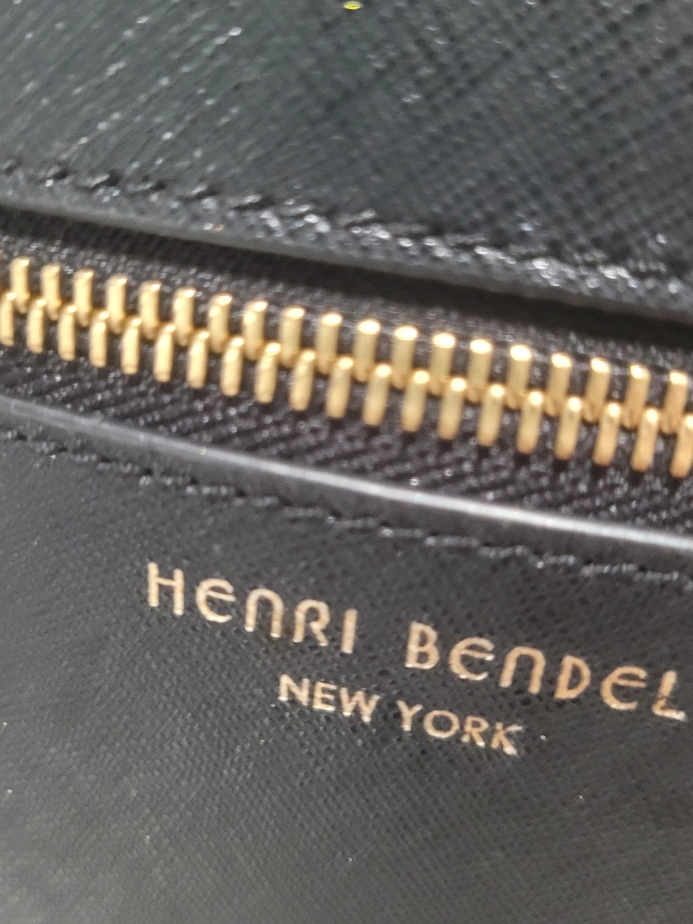 Henri Bendel($300 Retail) Black Leather Mini Backpack  Good Cond - Picture 9 of 17